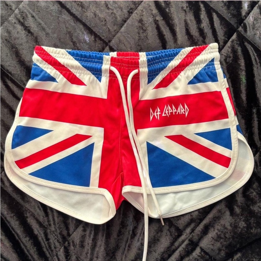 Def Leppard Union Jack shorts